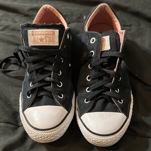 Converse Kids Black and Pink  Sneakers